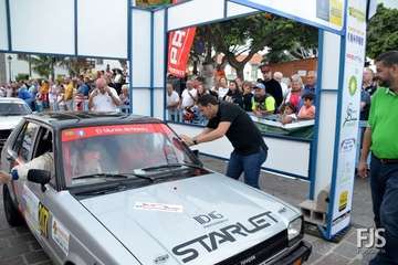 San Juan, escenario de la protocolaria ceremonia de salida del Rallye de Telde (Foto Francisco Javier Santana)